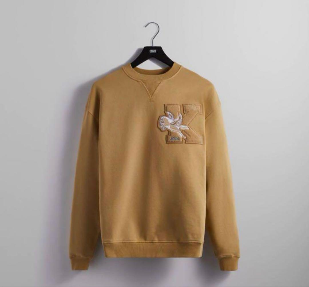 KITH 22SS スウェット　ベージュブラウン　ペガサス