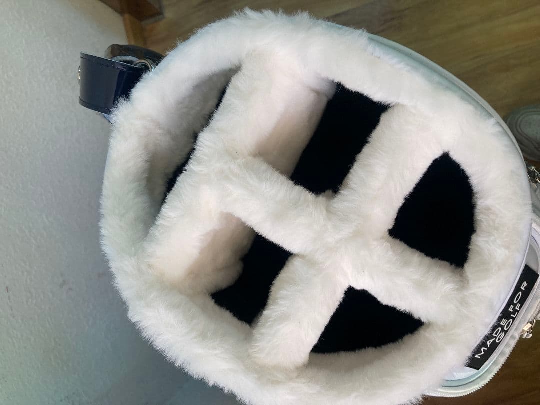 PEARLY GATES ゴルフキャディバッグ ホワイト ゴルフバッグ