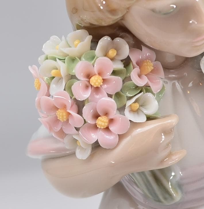 春のブーケ ＃7603 ☆リヤドロ スペイン ポーセリン 光沢仕上げ 絶版