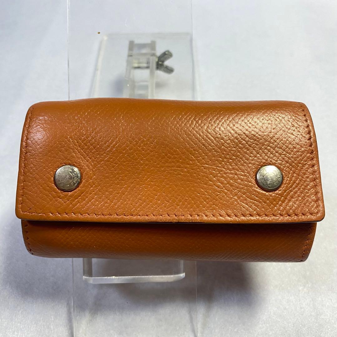 正規品☆エルメス キーケース ４連 ブラウン系 男女兼用