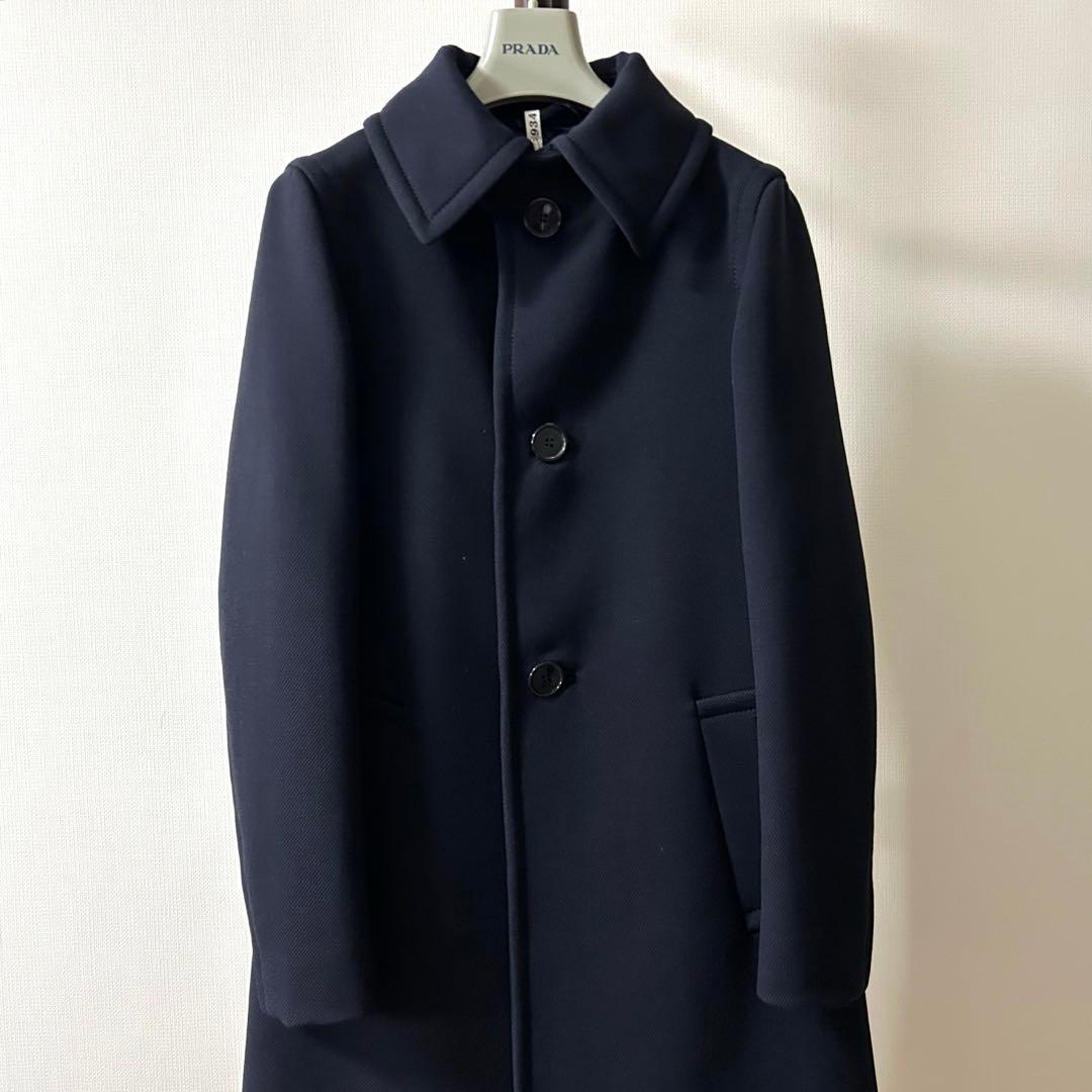 PRADA プラダ コート サイズ46（S〜M） ネイビー イタリア製