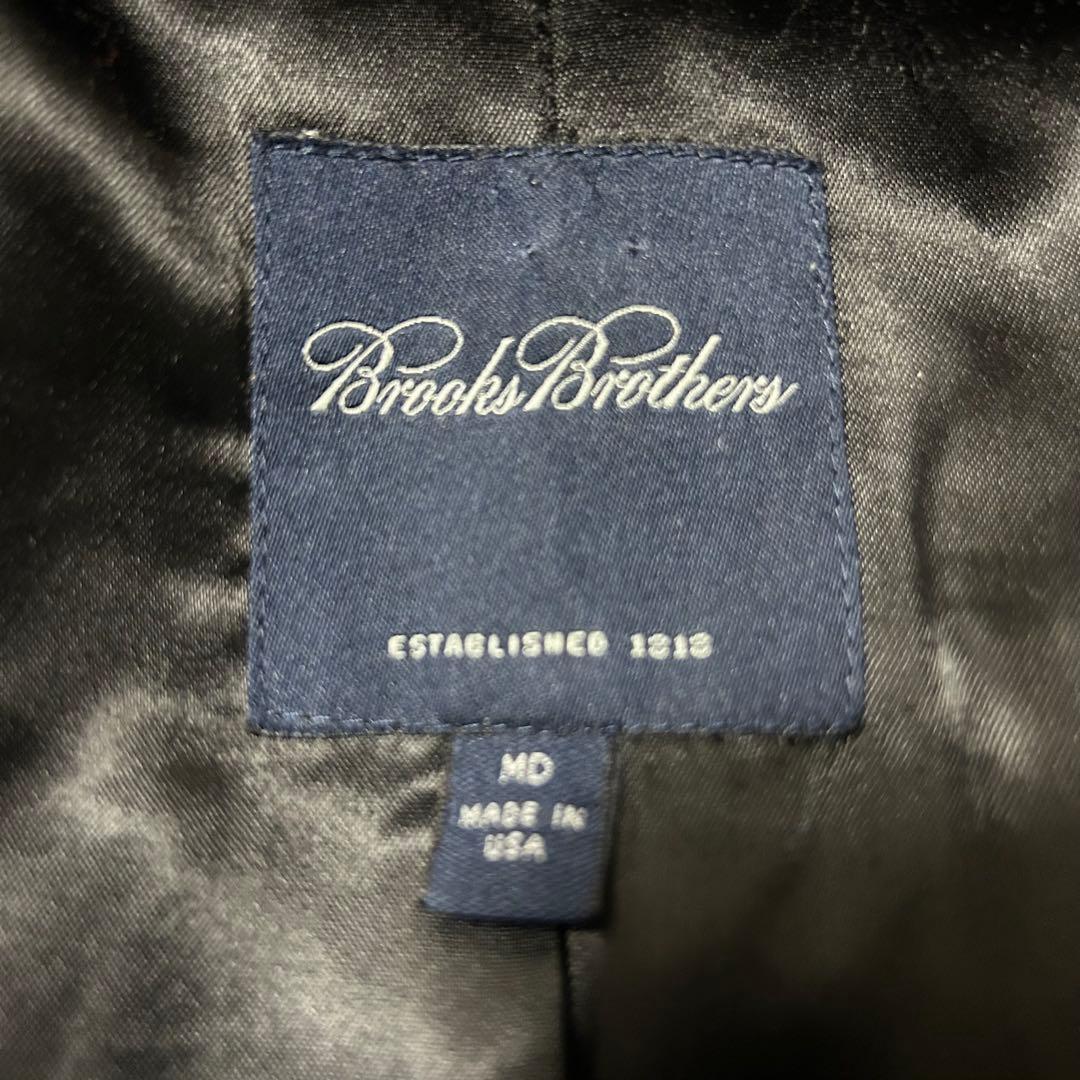 美品 ブルックスブラザーズ 米国製 ステンカラーコート ロング カシミヤ混 通勤