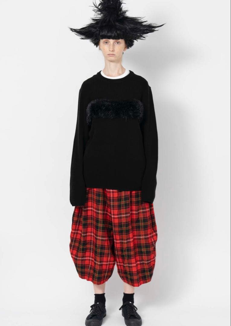 S*i様 ブラック コムデギャルソン 23aw ファーニット