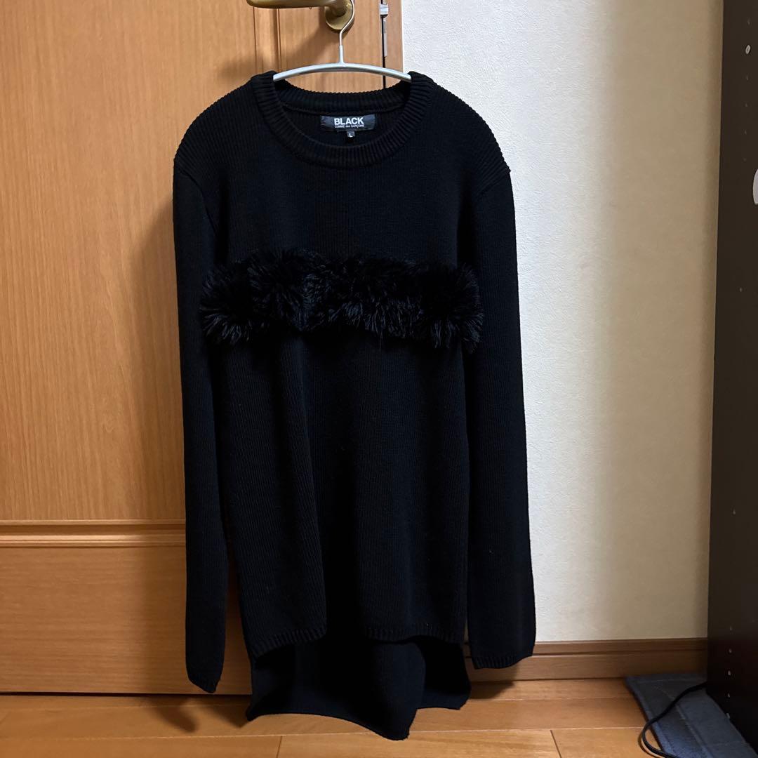 S*i様 ブラック コムデギャルソン 23aw ファーニット