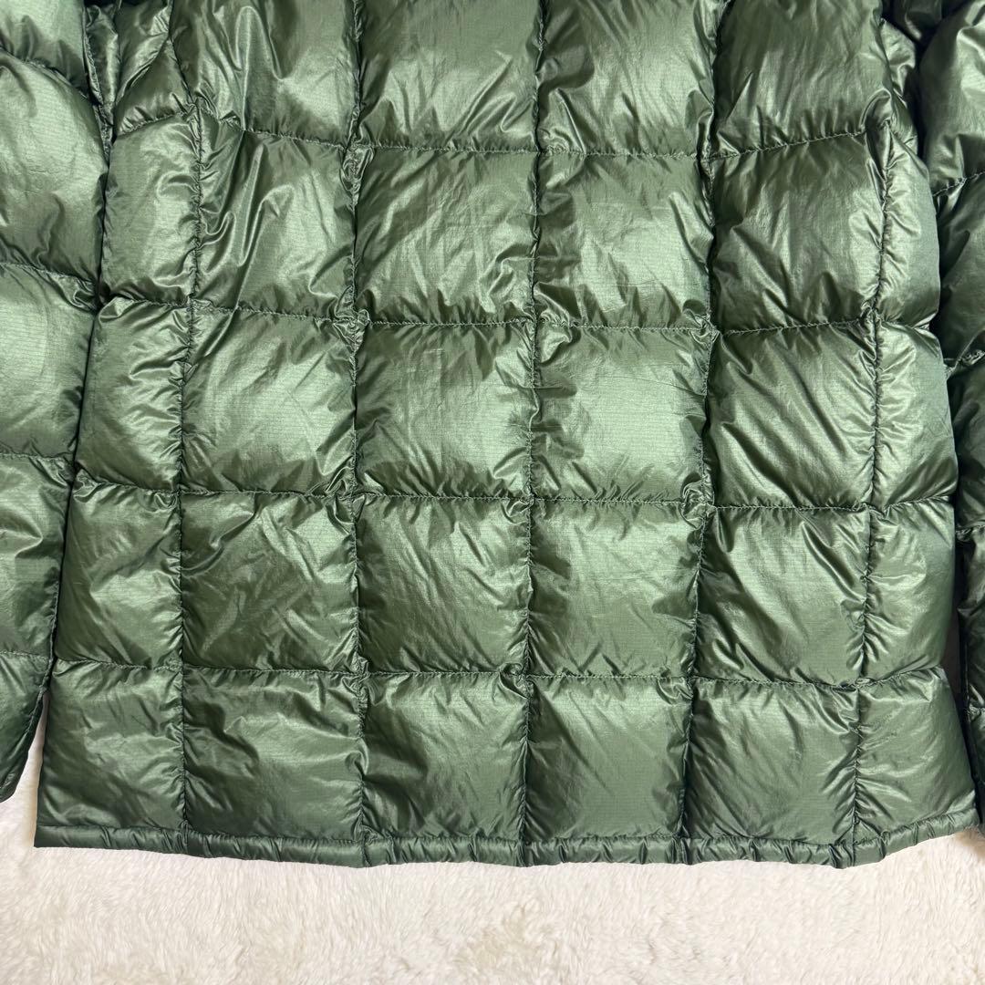 美品モンベル800FPスペリオダウン ジャケットMen'sXL緑キルティング