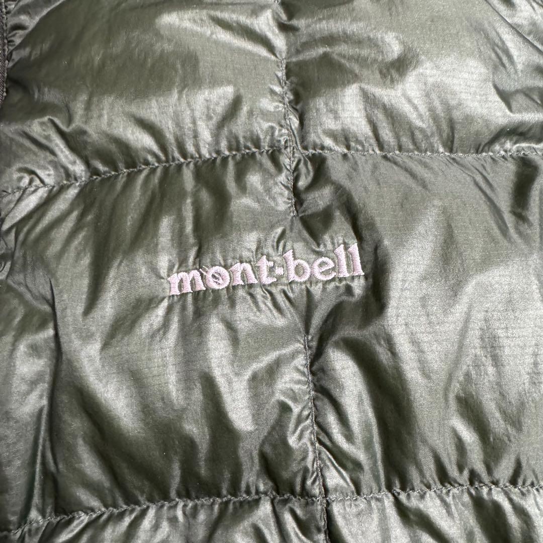 美品モンベル800FPスペリオダウン ジャケットMen'sXL緑キルティング