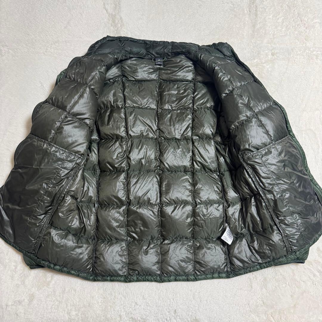 美品モンベル800FPスペリオダウン ジャケットMen'sXL緑キルティング