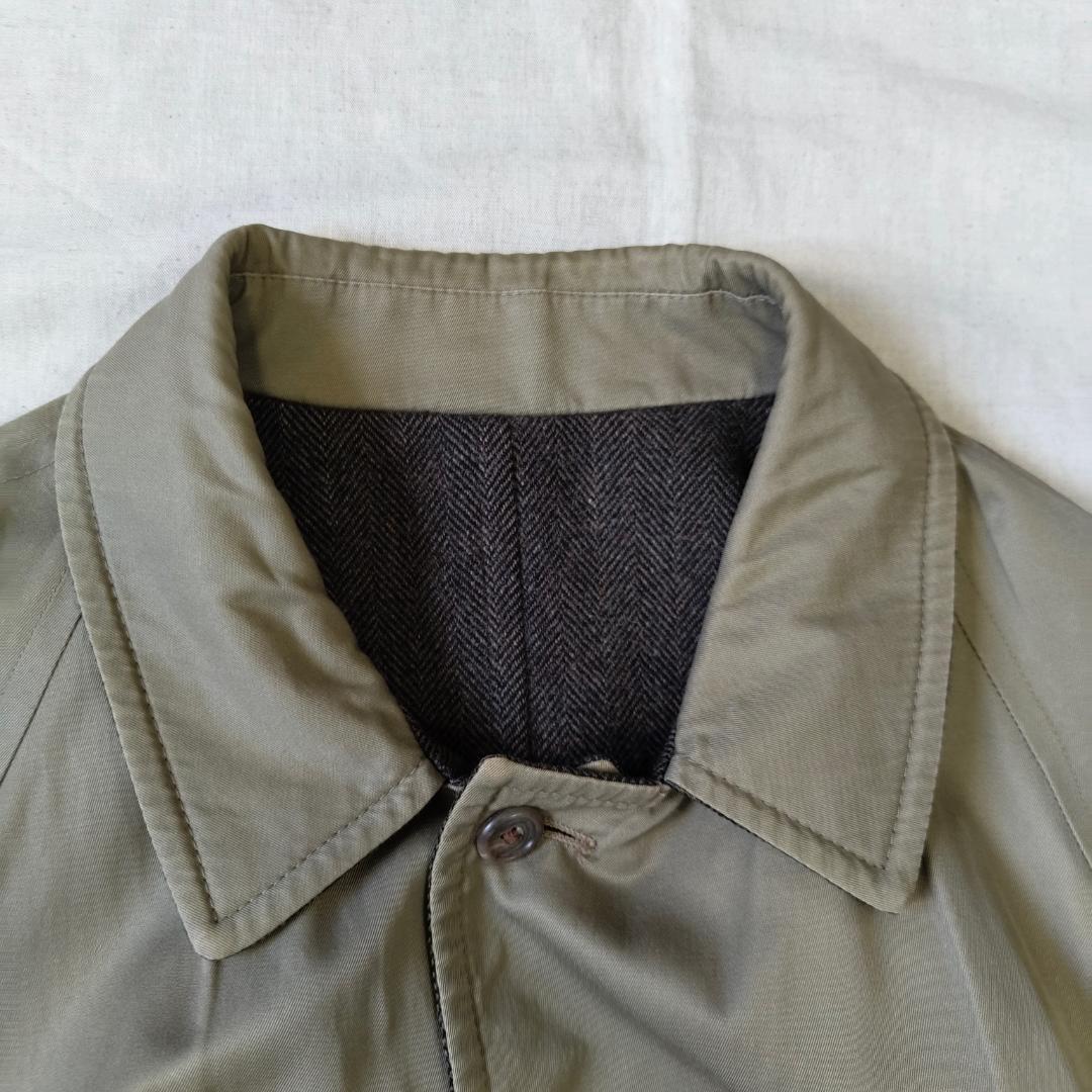 70s 80s USA製 ブルックスブラザーズ ステンカラーコート ウール