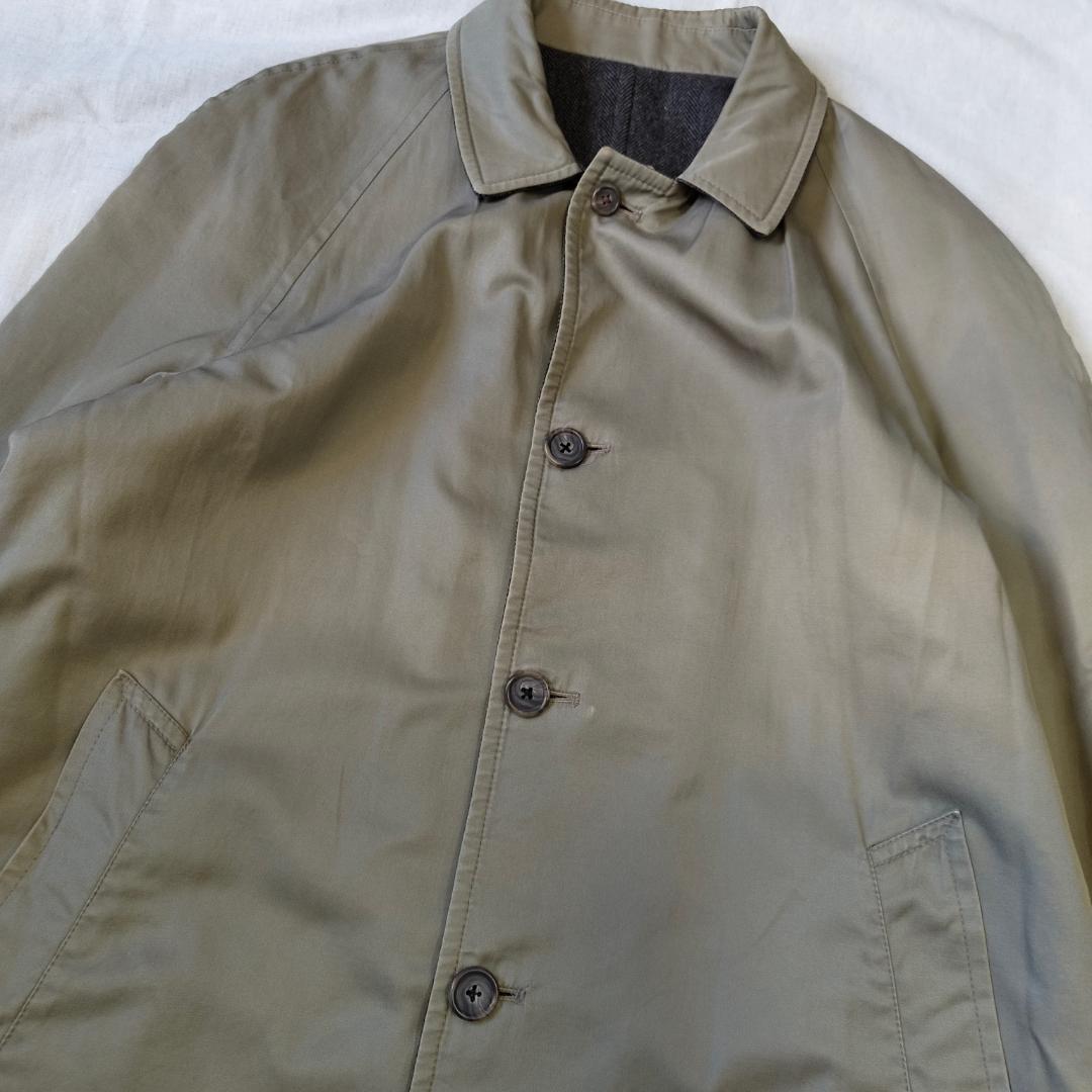 70s 80s USA製 ブルックスブラザーズ ステンカラーコート ウール