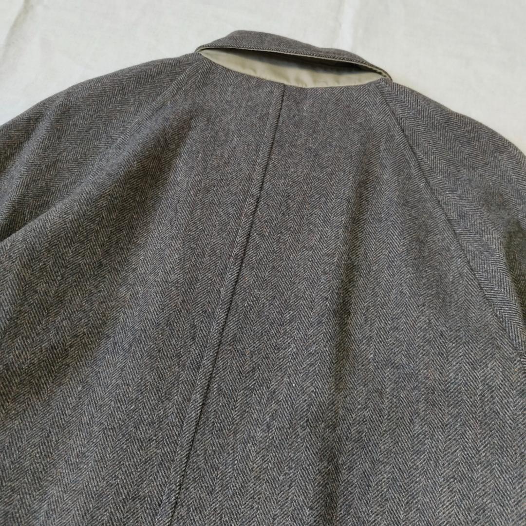 70s 80s USA製 ブルックスブラザーズ ステンカラーコート ウール