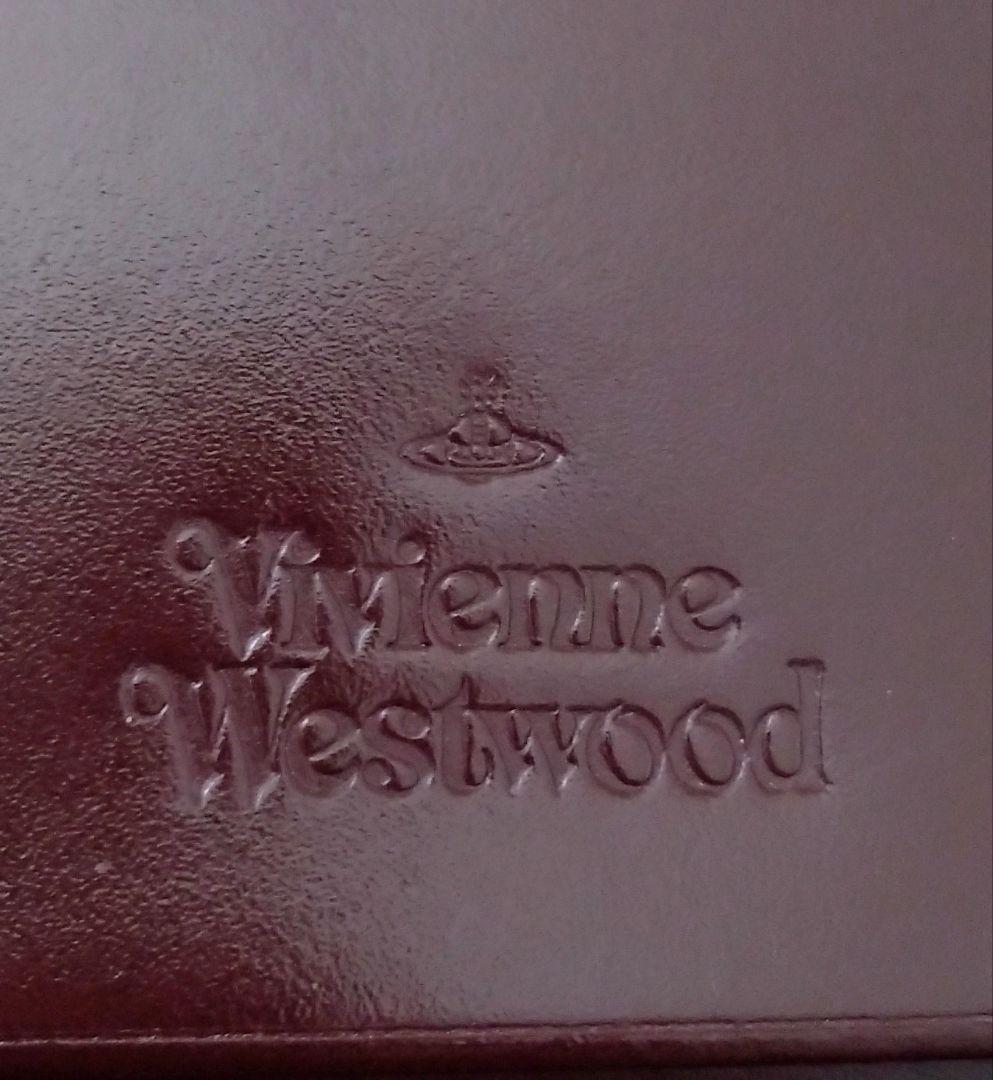 美品】ヴィヴィアンウエストウッド ボルドー 長財布 牛革 箱付