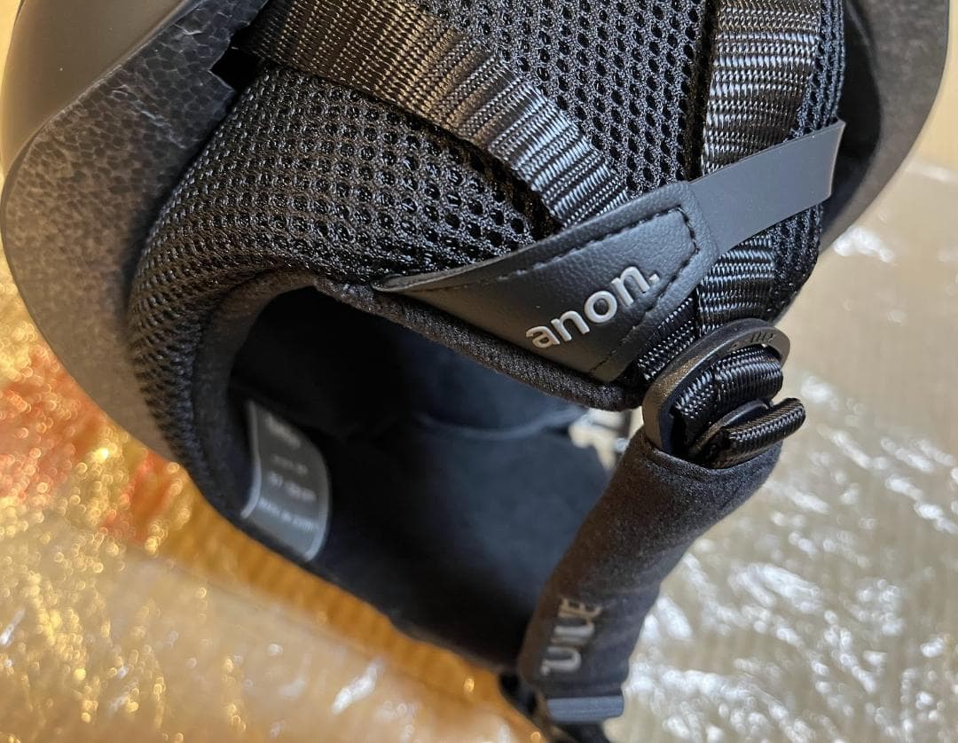 未使用 anonスノーボードヘルメットhelo Mサイズ Black