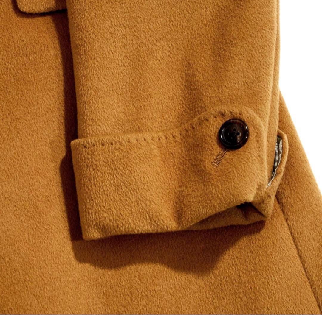 TAKEO KIKUCHI キャメル ポロコート アルスターコート ダブル