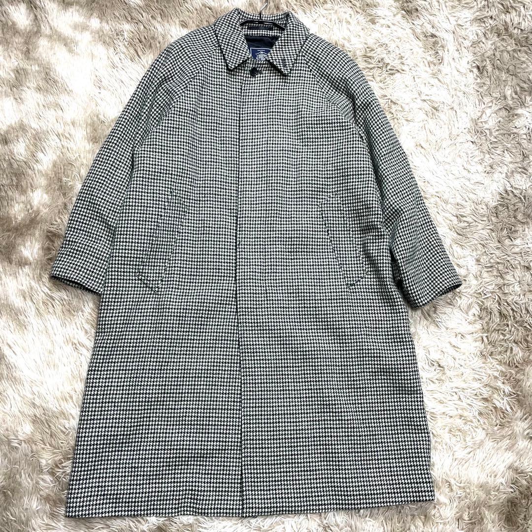 美品　J.PRESS LOVAT ステンカラーコート　千鳥格子　メンズ　ロバット