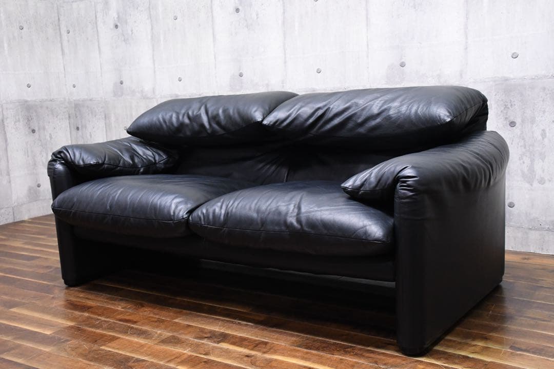 LC2 カッシーナ 正規品 1人掛け ソファ ブラック Cassina（カッシーナ