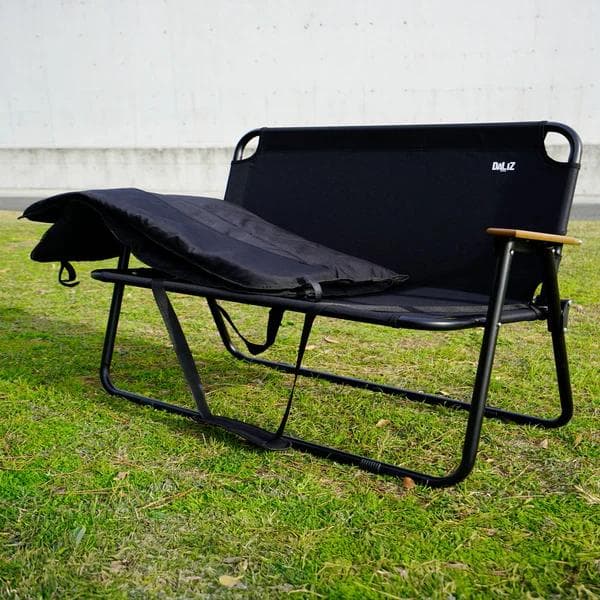 Daliz クッション付き肩掛け楽々持ち運び折りたたみベンチ 耐荷重160kg