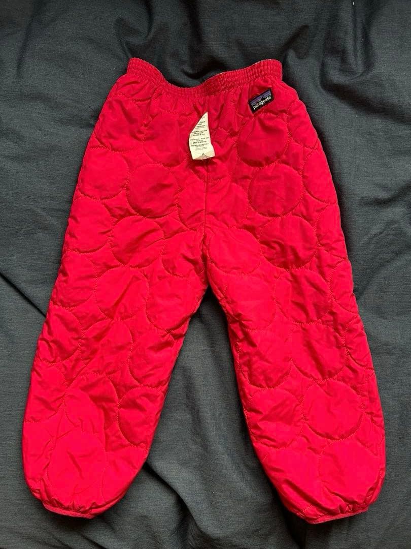 Patagonia ダウンベストと花柄スキーウェアセット