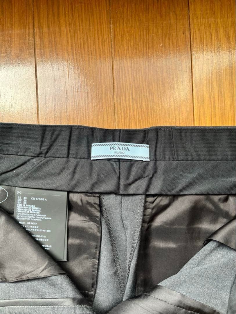 スーツ PRADA 22ss archive wide slacks