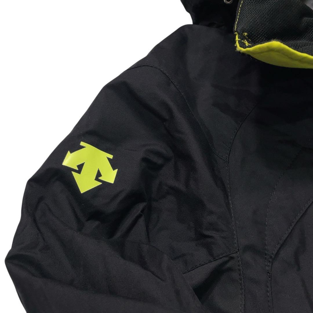 美品 デサント ヒートナビ スキーウェア スノーボードジャケット ブラック M