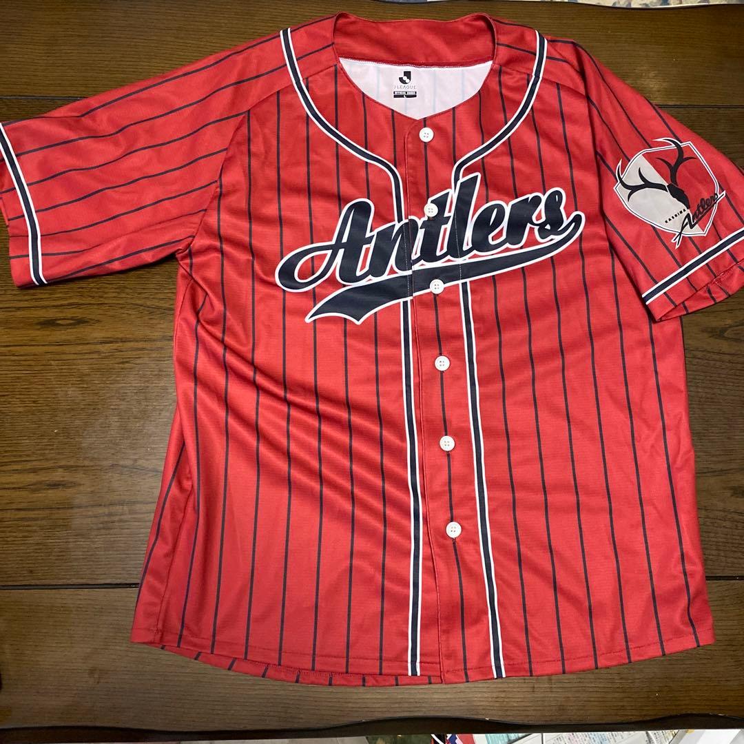 鹿島アントラーズ ベースボールシャツ 応援ユニフォーム Jリーグ