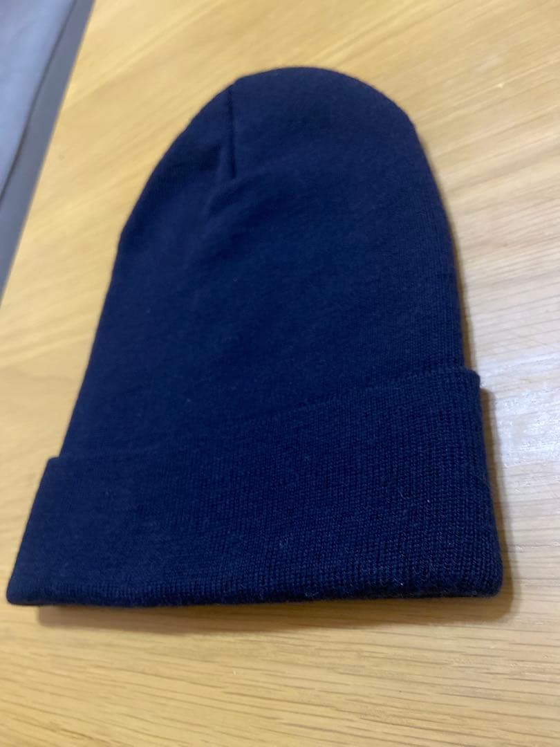 【未使用級】MONCLER GRENOBLE ニット帽 ネイビー　　ITALY製