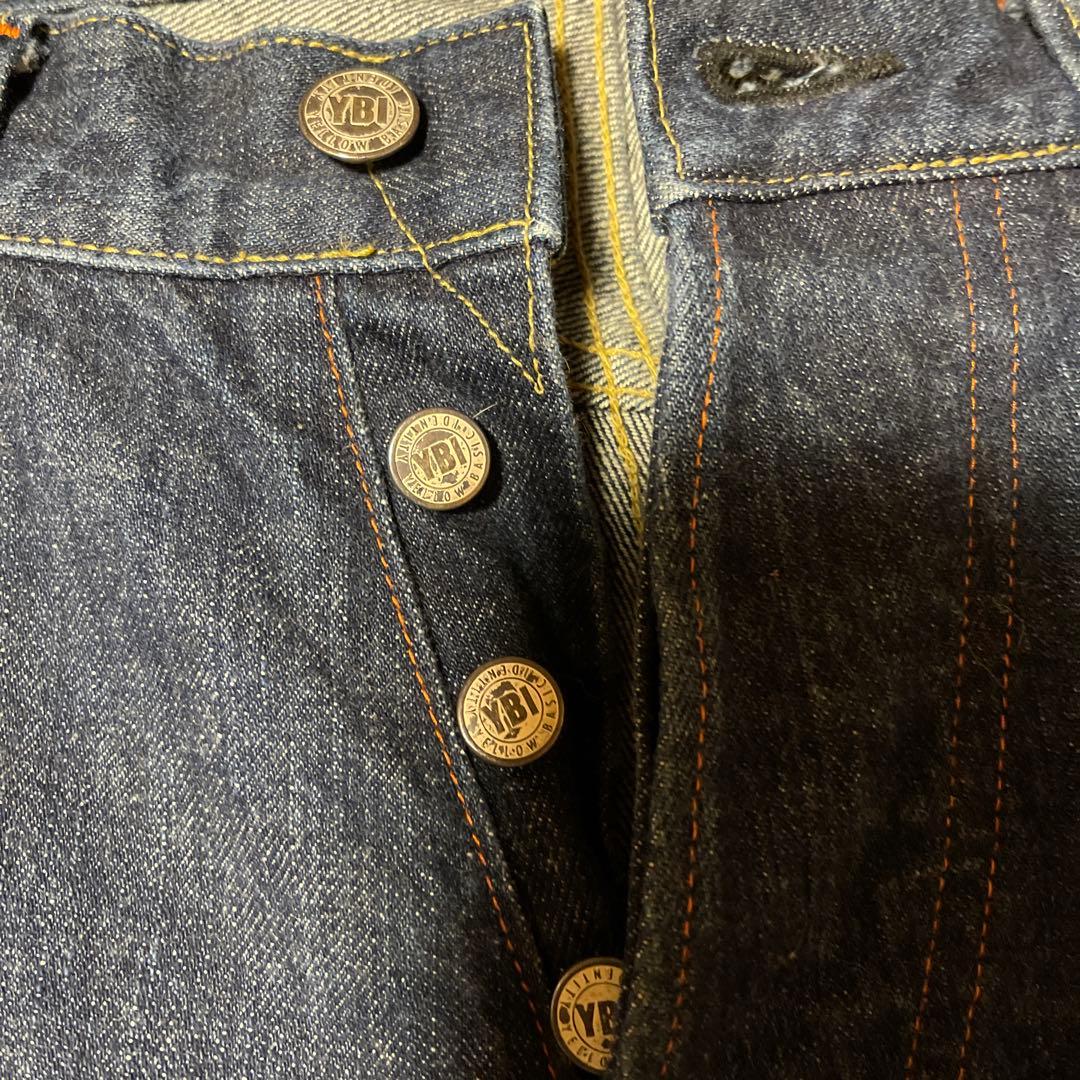 YBI濃紺 ストレートデニム 356268664岡山デニム 32インチ