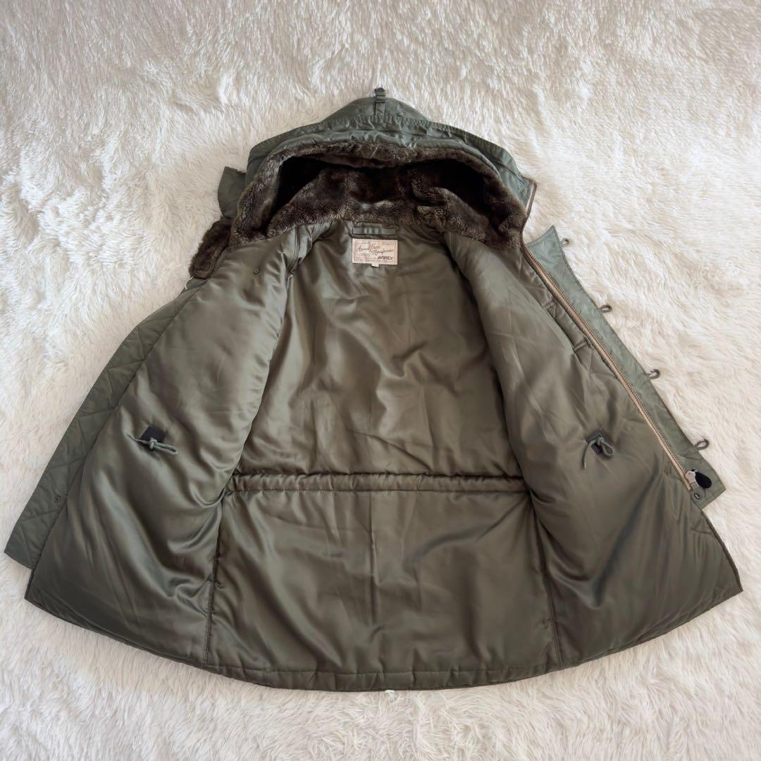 人気✨AVIREX✨N-3B COMMERCIAL フライトジャケット L