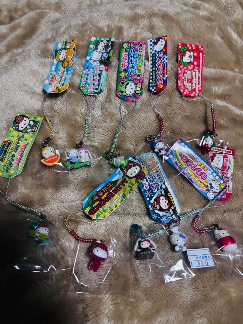 た*ぽ様 ご当地ハローキティ 根付け　大量まとめ売り　ストラップ チャーム　18