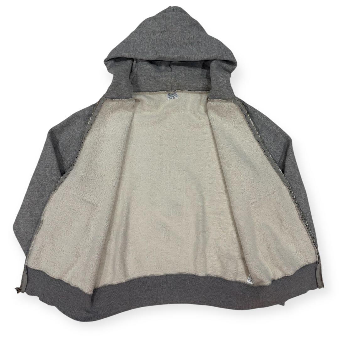 美品○フェローズ 吊り編みスウェット フルジップパーカー 42 XL