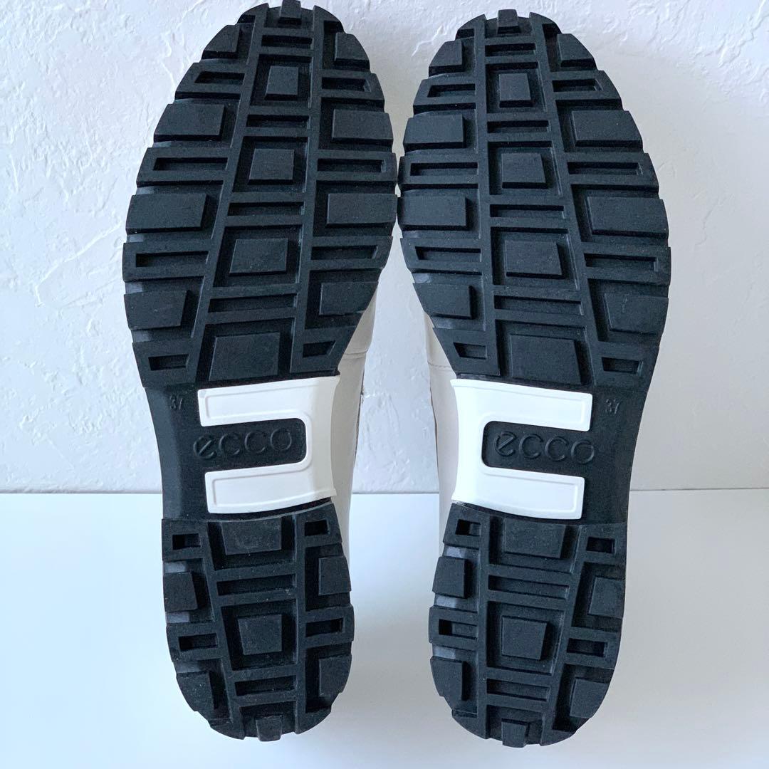 eccoエコーモッドトレイTRAYTECH 厚底ローファー37 23.5㎝極美品