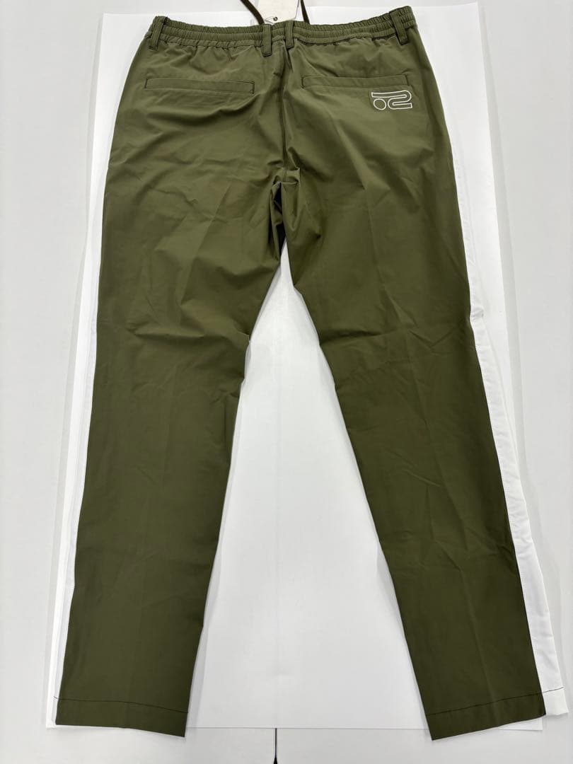 新品！ロサーセン　ゴルフ　オリーブ サイドストライプ メンズパンツ　82