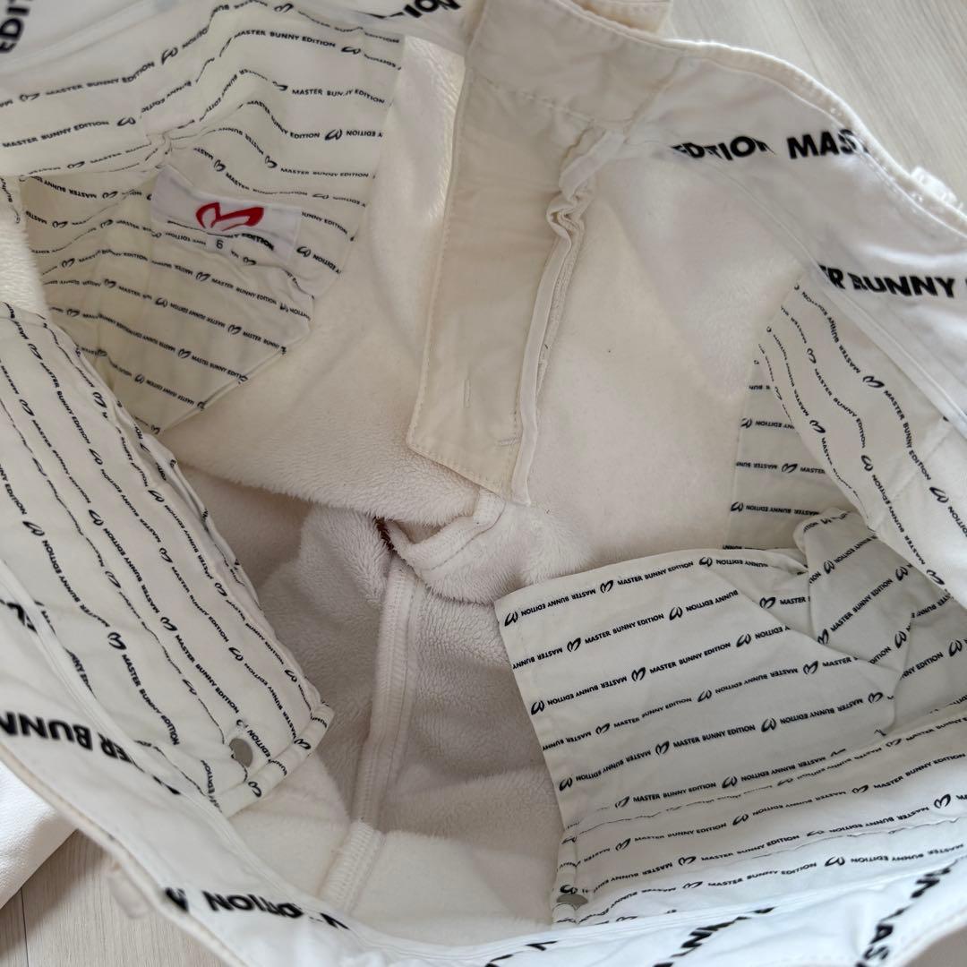 裏起毛　マスターバニー　パンツ　6 XL 白　ホワイト　暖パン　防寒　秋冬