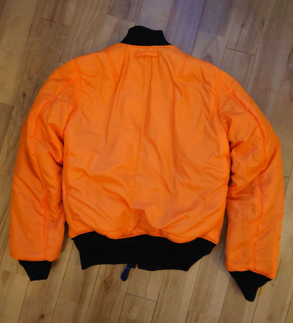 ALPHA(アルファ) MA-1 フライトジャケット ブラック　S