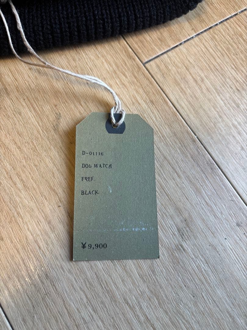 THE H.W.DOG CO.ニット帽ブラック