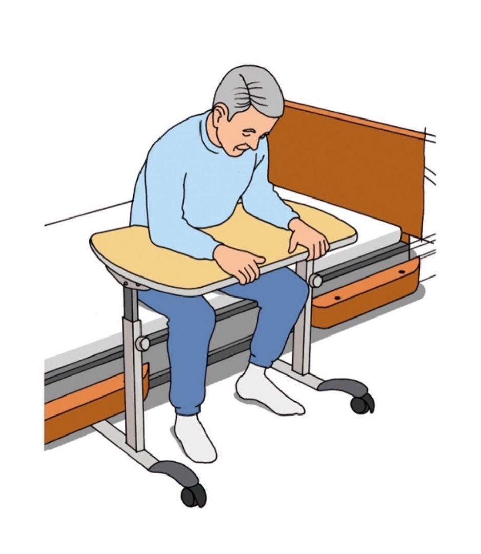 ♿介護用テーブル 車椅子・ベッドでの時間を充実⭐説明書と組立キット付