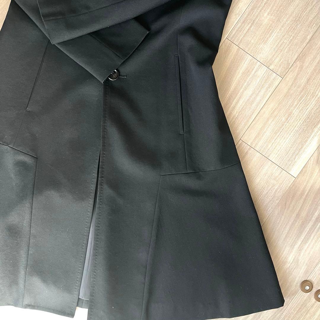 トリコ　コムデギャルソン　ロングコート黒