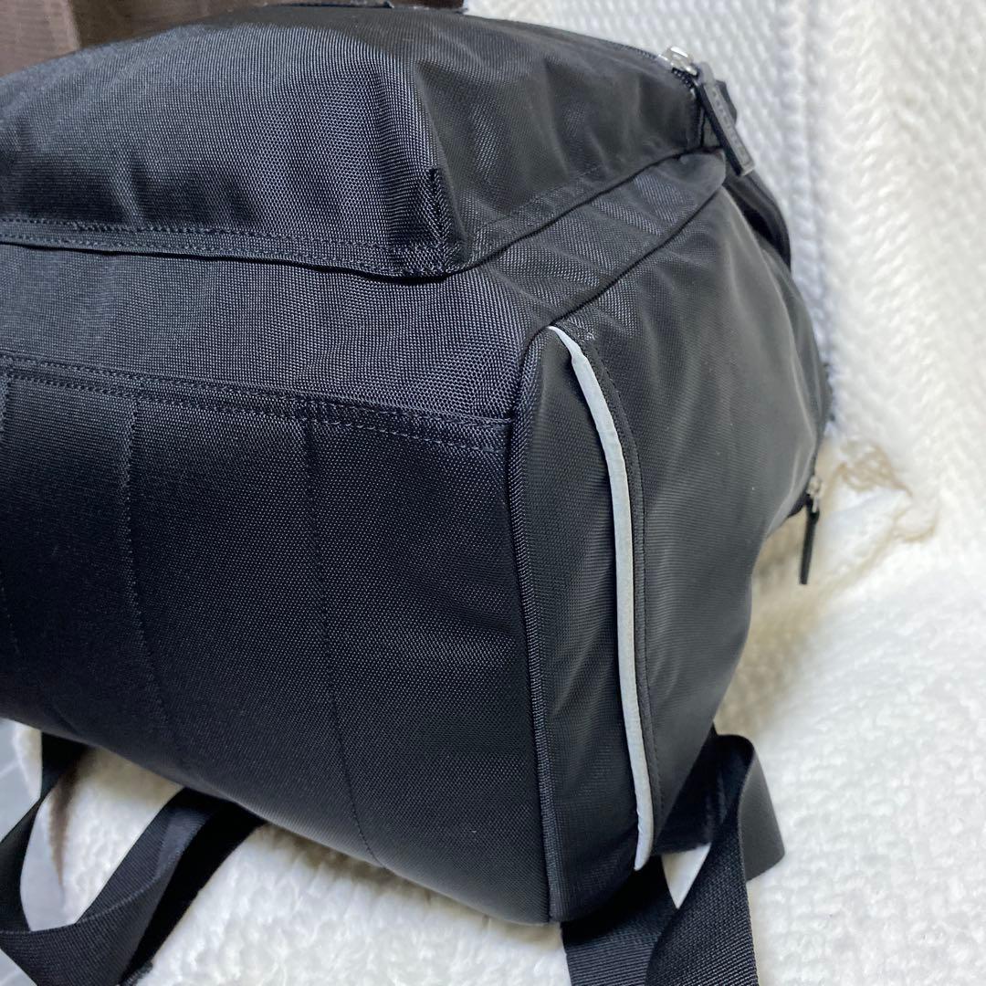 【美品】マリメッコ buddy バディ リュック 黒 大容量 バックパック A4