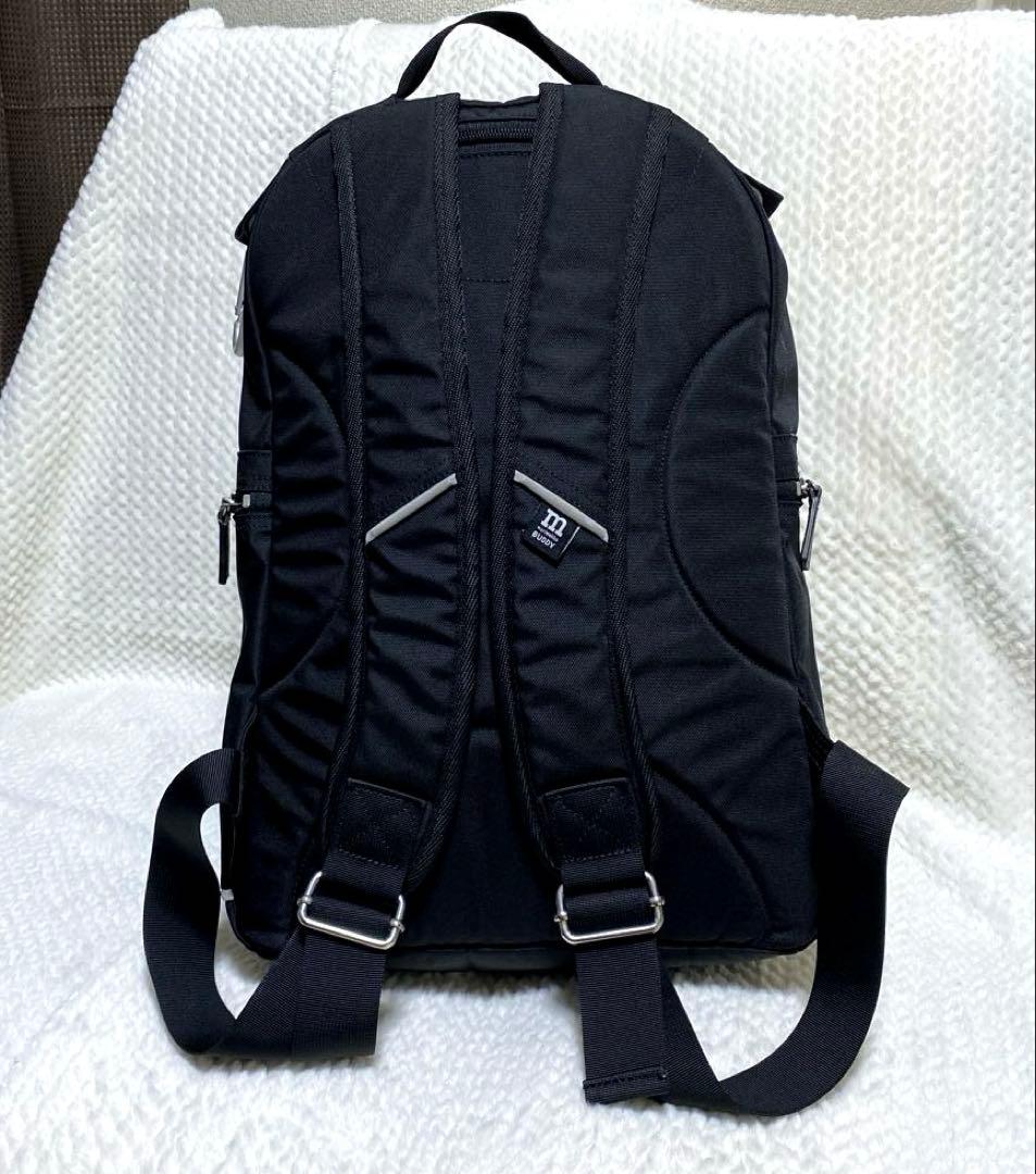 【美品】マリメッコ buddy バディ リュック 黒 大容量 バックパック A4