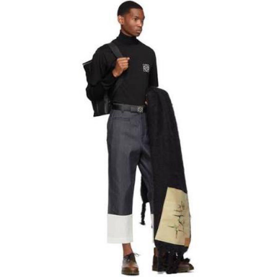 状態◎ LOEWE フィッシャーマンデニム 44 ネイビー 濃紺