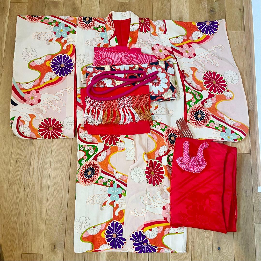 七五三着物　まとめて　アンティーク着物　アンティーク子供着物