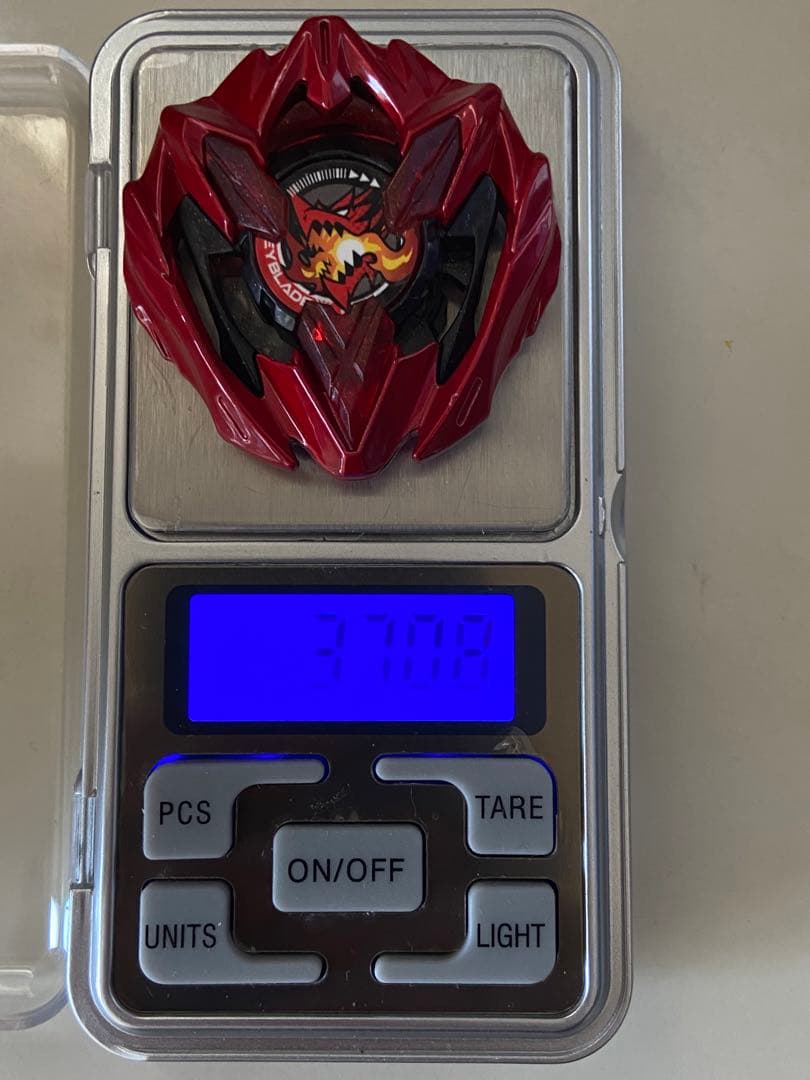 ベイブレードX ドランバスター 重量約37.08g メタルコート レッド　新品