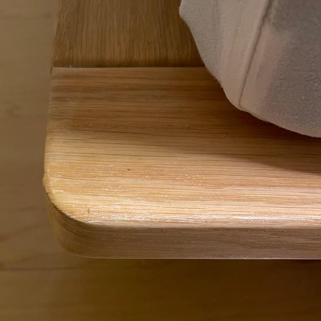 無印良品　ベッドフレーム　オーク材　シングル