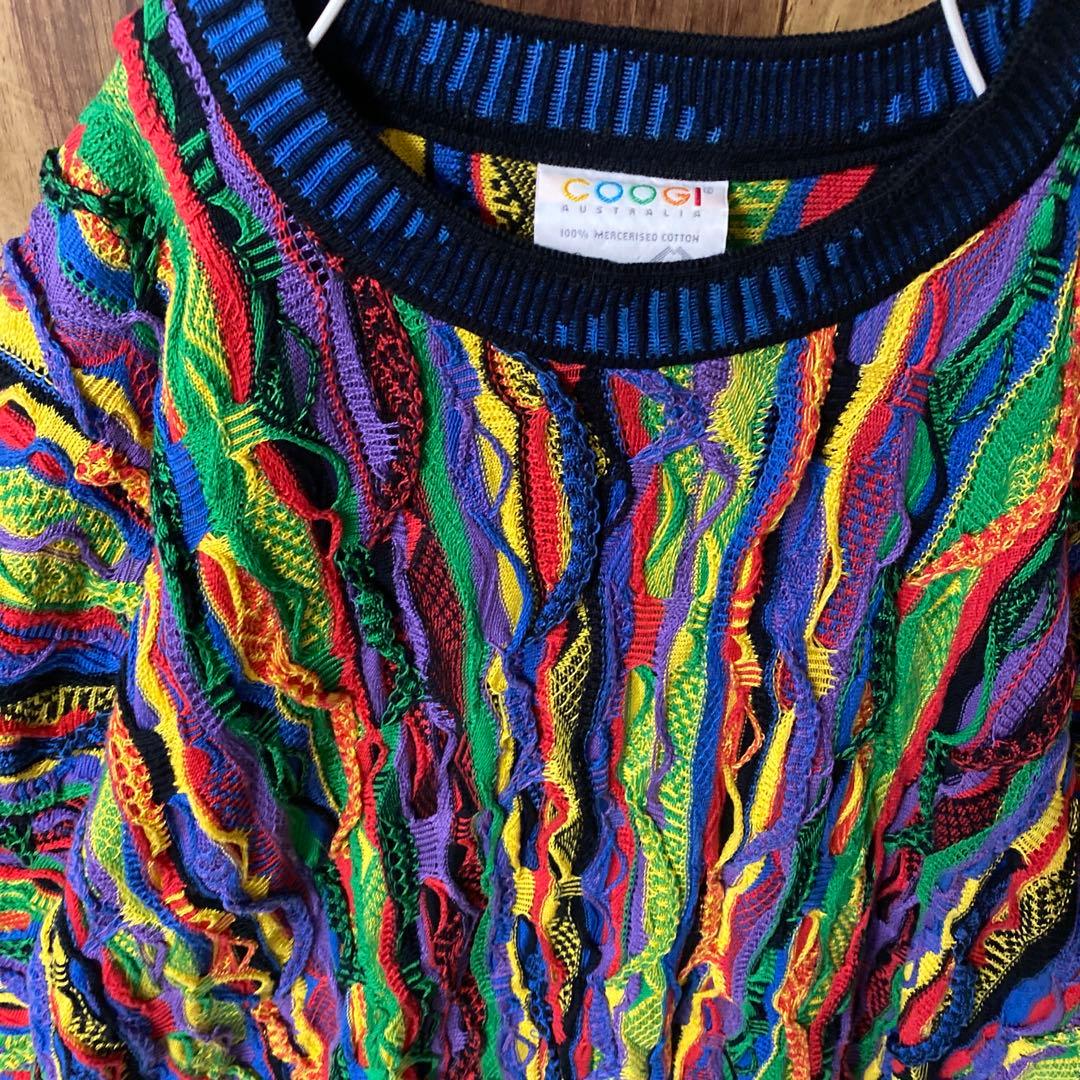 希少 クージー COOGI ニット 3d セーター 短丈 90s - メルカリ