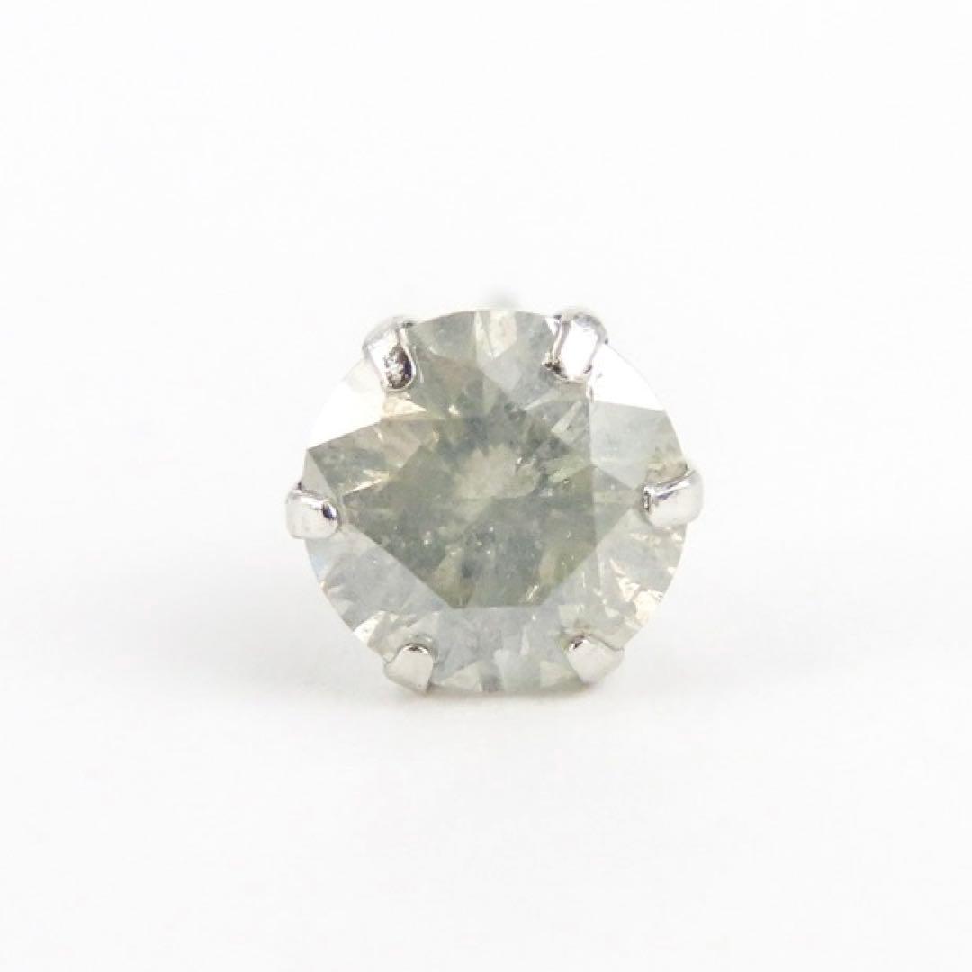 m*n様 【本物保証】Pt900 天然ダイヤモンド 0.5ct ピアス　片耳用