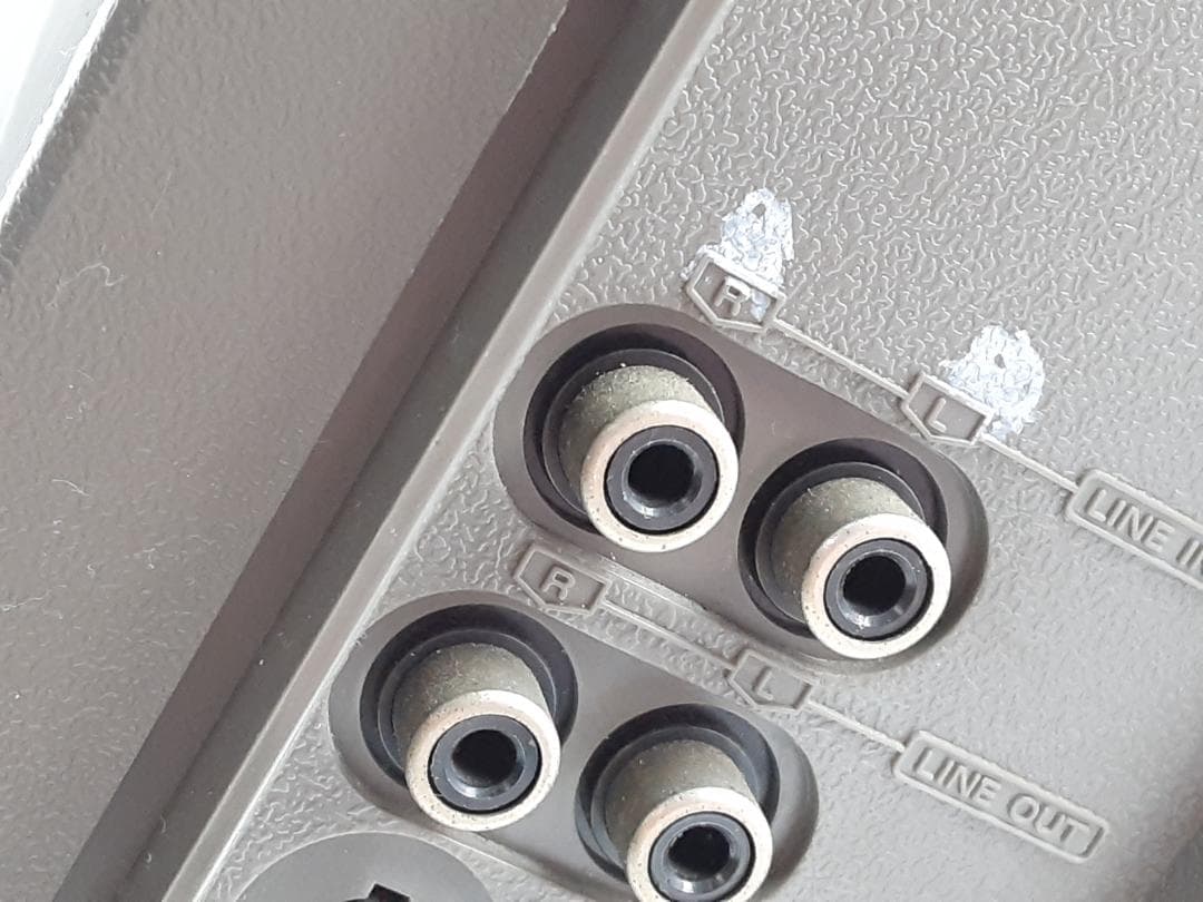 希少】HITACHI レトロ ラジカセ TRK-8600 ジャンク25-058 日立