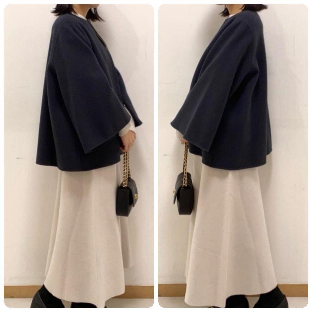 美品 23区 ウールリバー ケープジャケット 23AW 完売品 S - メルカリ