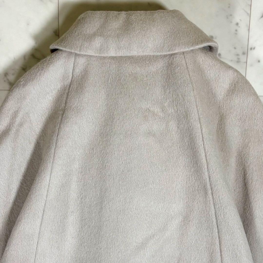 タグ付き未使用品 シビラ ポンチョコート アンゴラ アルパカ 襟付き