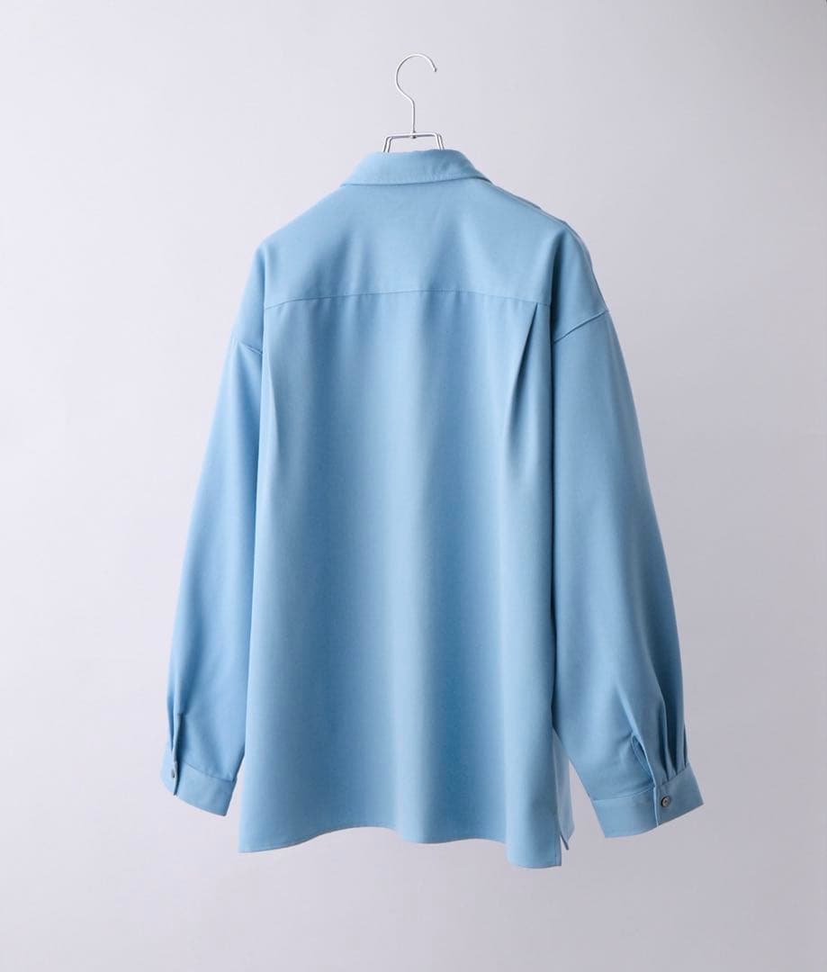 CLEL バルーン袖ルーズレギュラーカラーシャツ　XS②