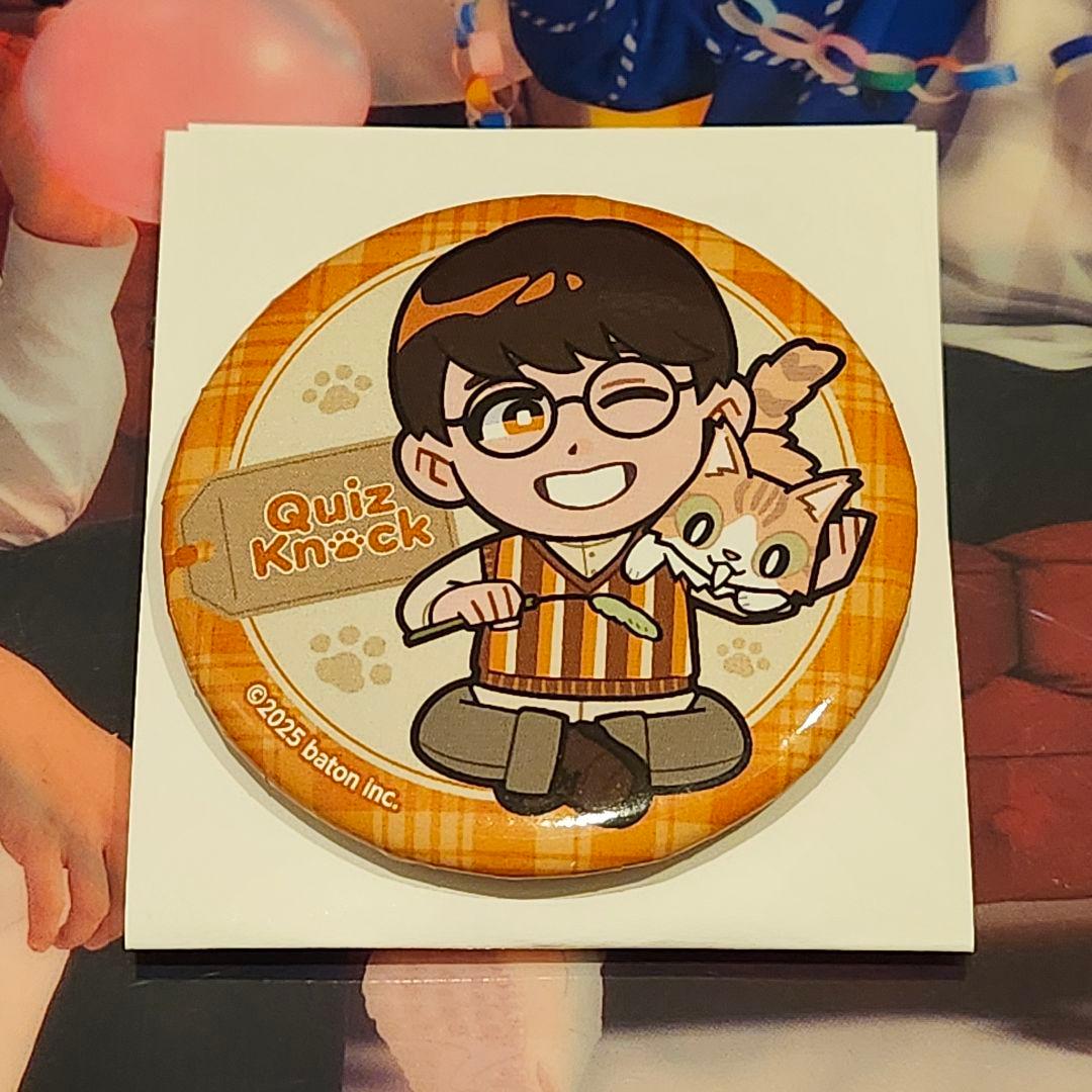 即購入可】QuizKnock クイズノック まねきねこ 缶バッジ 鶴崎 - メルカリ
