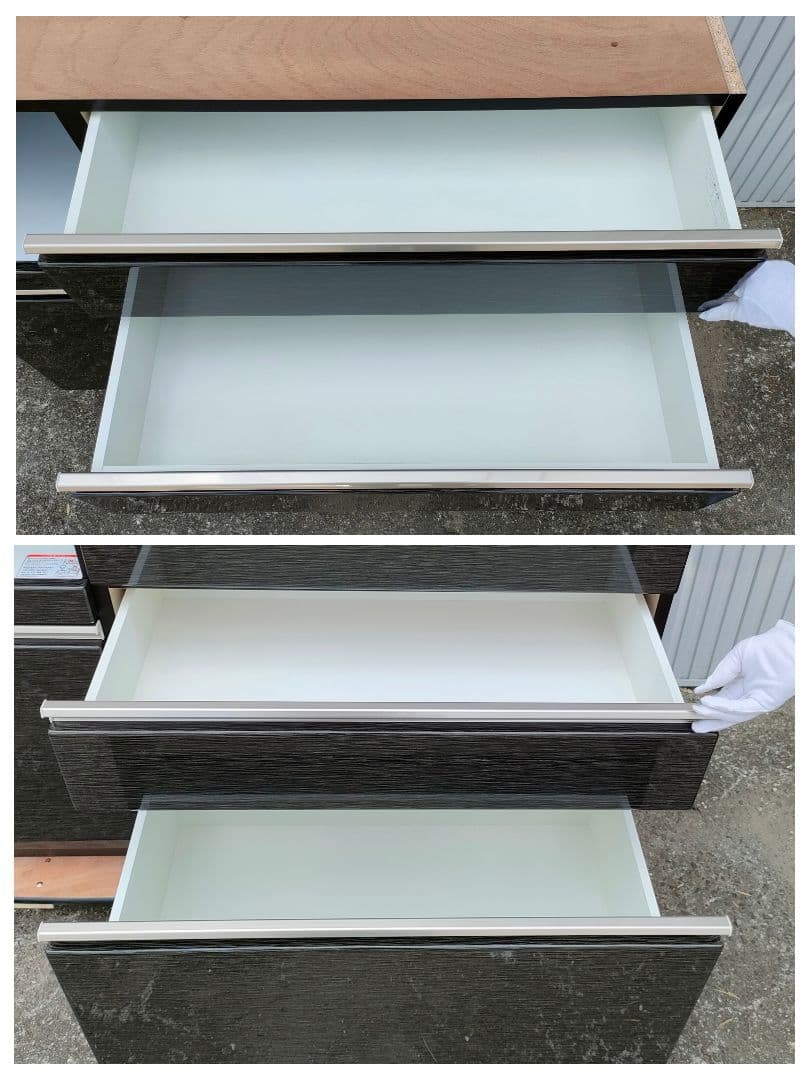 そば62 NITORIキッチンボード Nポスティア120KB BKニトリ